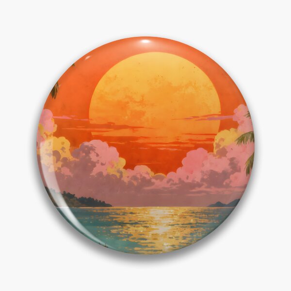 Item preview, Koh Kood Sunset Retro – Tropical Paradise Thailand designed and sold by Spirit of Siam.