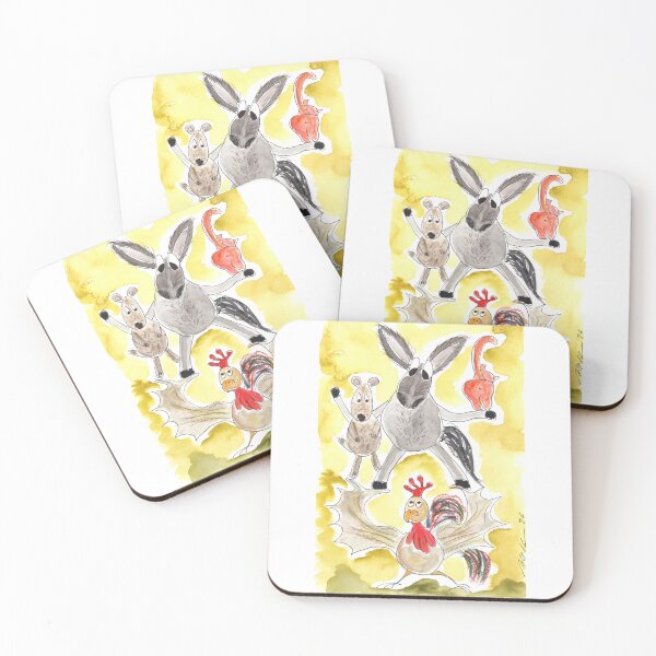 Item preview, Fairy Tales, The Bremen Town Musicians, Märchen, Bremer Stadtmusikanten designed and sold by Anke‘s Bazaar.
