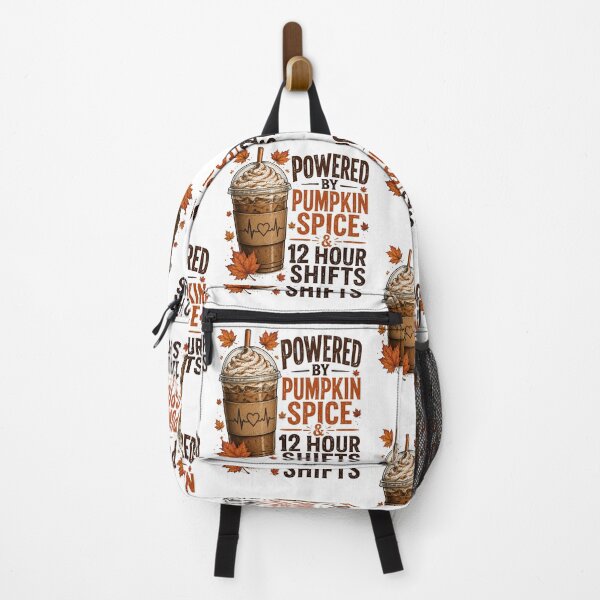 Item preview, Powered by pumpkin spice & 12 hour shifts designed and sold by Tiny-Love ⭐⭐⭐⭐⭐.