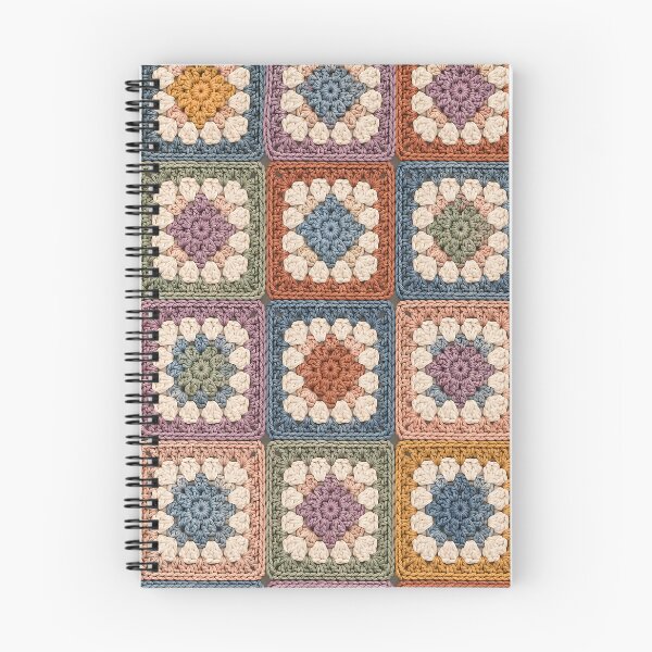 Item preview, Vintage Crochet Granny Squares Pattern – Cozy Handmade Yarn Mosaic designed and sold by blankTeeShirt.