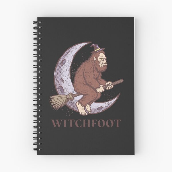 Item preview, Halloween Bigfoot Retro Witch Broom Pun For Cryptid Lovers designed and sold by roarsomethings.