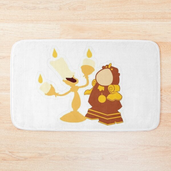 Item preview, Lumière and Cogsworth – Enchanted Castle Characters from Beauty and the Beast designed and sold by 4U---Store.