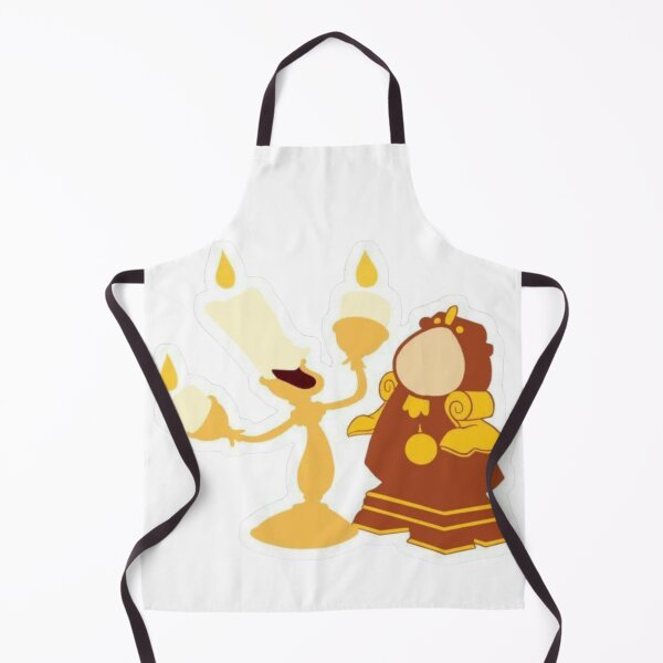 Item preview, Lumière and Cogsworth – Enchanted Castle Characters from Beauty and the Beast designed and sold by 4U---Store.