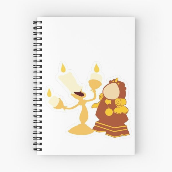 Item preview, Lumière and Cogsworth – Enchanted Castle Characters from Beauty and the Beast designed and sold by 4U---Store.