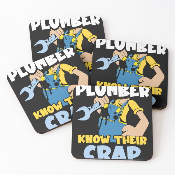 Item preview, Plumber Know Their Crap Funny Wrench Humorous designed and sold by YarningsandYear.