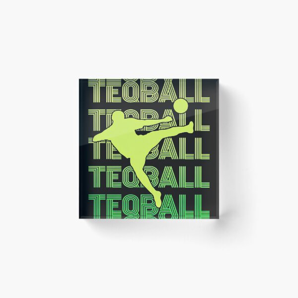 Item preview, Teqball Player Bicycle Kick Sports Gradient designed and sold by YarningsandYear.