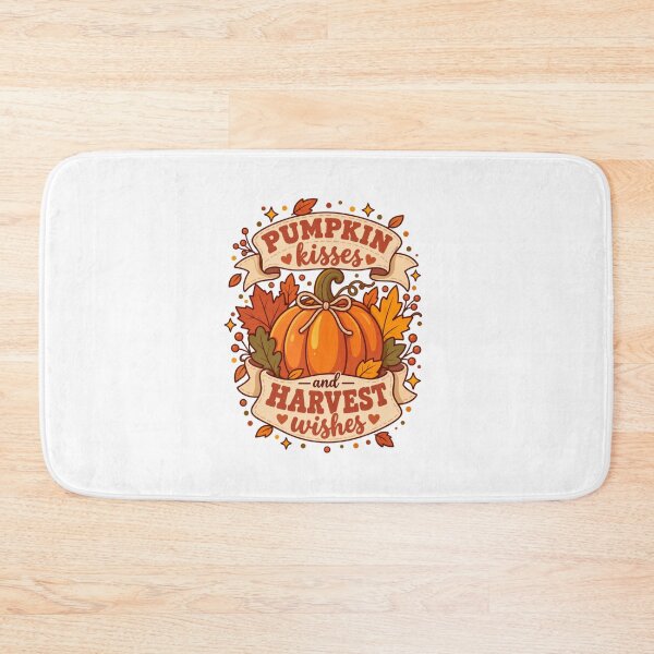 Item preview, Pumpkin kisses and Harvest wishes   designed and sold by LuveraxArt.