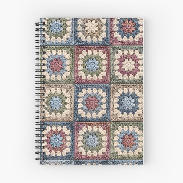 Item preview, Vintage Crochet Granny Squares Pattern – Cozy Handmade Yarn Design designed and sold by blankTeeShirt.