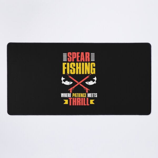 Item preview, Spear Fishing Where Patience Meets Thrill designed and sold by YarningsandYear.