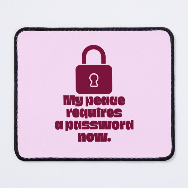 Item preview, Funny Protect My Peace Quote designed and sold by jianina-alondra.