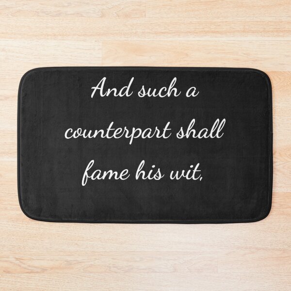 Item preview, “And such a counterpart shall fame his wit,” - handwriting white designed and sold by ariksworld.