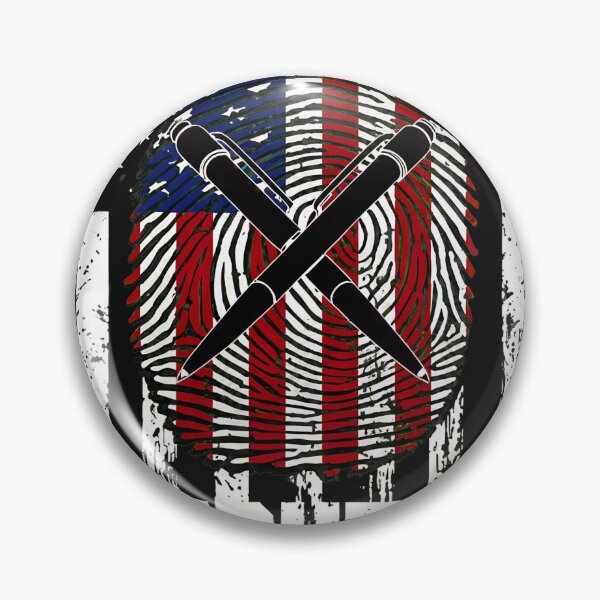Item preview, Executive Assistant USA Flag Pen Fingerprint designed and sold by YarningsandYear.