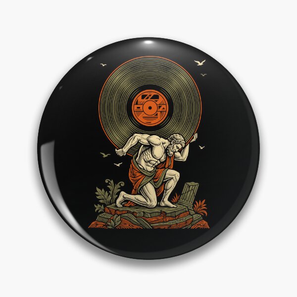 Item preview, Vinyl Record Lover Collector Vintage Greek God DJ Music designed and sold by GrandeDuc.