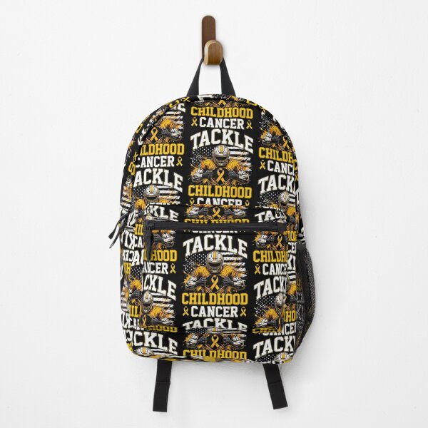 Item preview, Tackle Childhood Cancer Awareness Football Gold Ribbon designed and sold by RealestInternet.