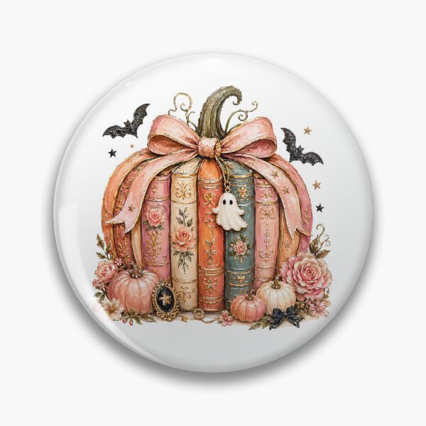 Item preview, Book Lover Pumpkin - Oil Painting Style designed and sold by UnicornFlamingo.