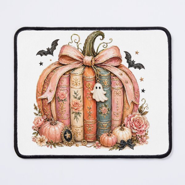 Item preview, Book Lover Pumpkin - Oil Painting Style designed and sold by UnicornFlamingo.