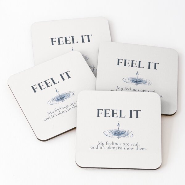 Item preview, Feel It Emotional Validation Water Ripple designed and sold by Safe Soul DeLife.