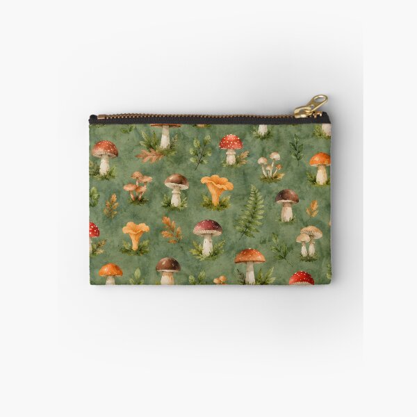 Item preview, Woodland Mushroom Garden – Watercolor Forest Pattern designed and sold by blankTeeShirt.