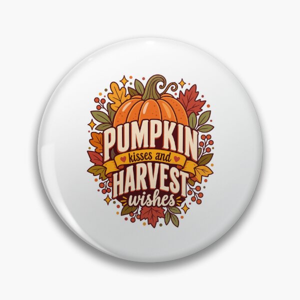 Item preview, Pumpkin kisses and Harvest wishes   designed and sold by LuveraxArt.