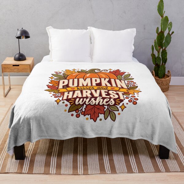 Item preview, Pumpkin kisses and Harvest wishes designed and sold by LuveraxArt.