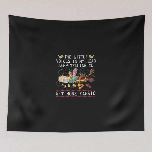 Item preview, Sewing Fabric Obsession Funny Quote designed and sold by YarningsandYear.