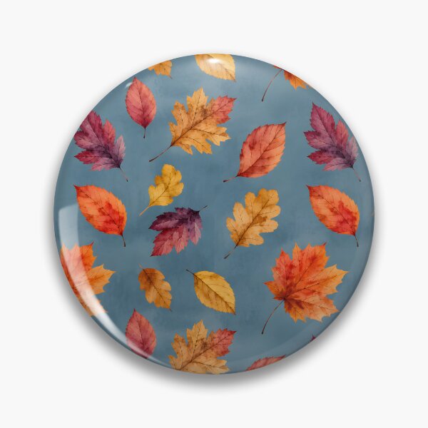 Item preview, Watercolor Autumn Leaves Seamless Pattern designed and sold by blankTeeShirt.