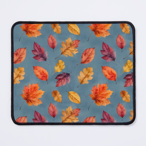 Item preview, Watercolor Autumn Leaves Seamless Pattern designed and sold by blankTeeShirt.