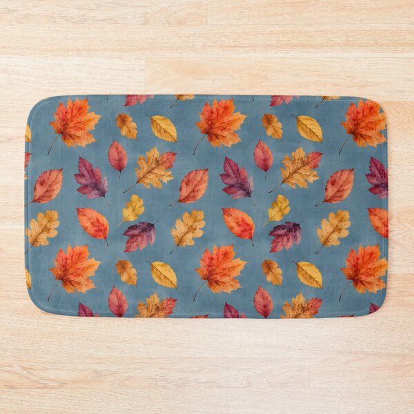 Item preview, Watercolor Autumn Leaves Seamless Pattern designed and sold by blankTeeShirt.