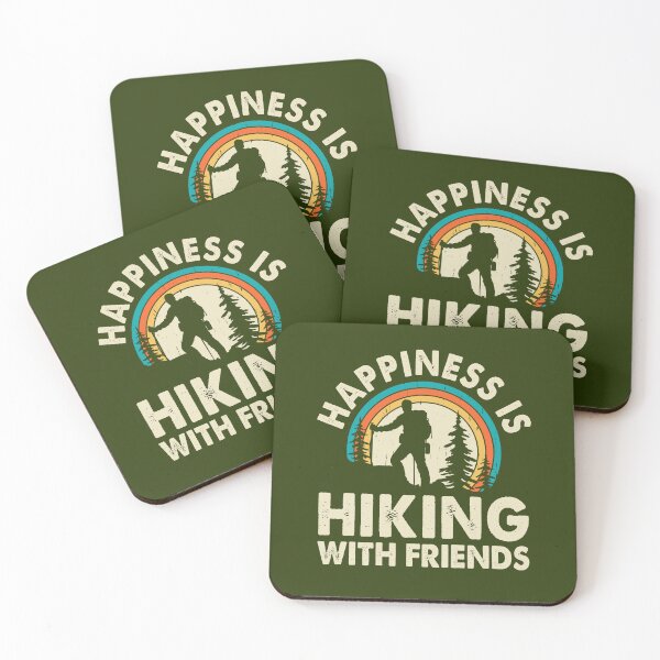 Item preview, Happiness is Hiking, Hiking with Friends designed and sold by MalwasBasket.