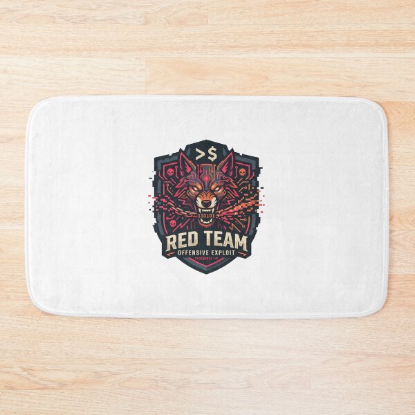 Item preview, Red Team Offensive Exploit Cyber Wolf Ethical Hacker Badge designed and sold by TechNexusPrints.