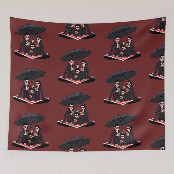 Item preview, Funny Vampire Family Summer Picnic Illustration designed and sold by Rare By Hero.
