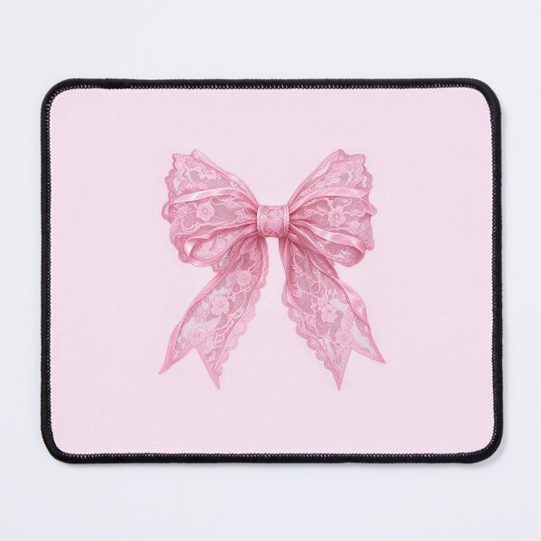 Item preview, Pink Lace Bow – Cute Romantic Ribbon Bow designed and sold by LoreliNLi.