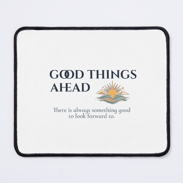 Item preview, Good Things Ahead Sunrise Affirmation Art designed and sold by Safe Soul DeLife.