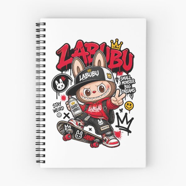 Item preview, Labubu - THE MONSTER, Labubu Streetwear Cute Monster Skateboard designed and sold by graphic-genie.