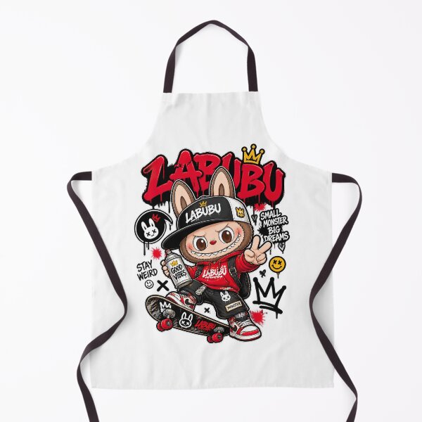 Item preview, Labubu - THE MONSTER, Labubu Streetwear Cute Monster Skateboard designed and sold by graphic-genie.