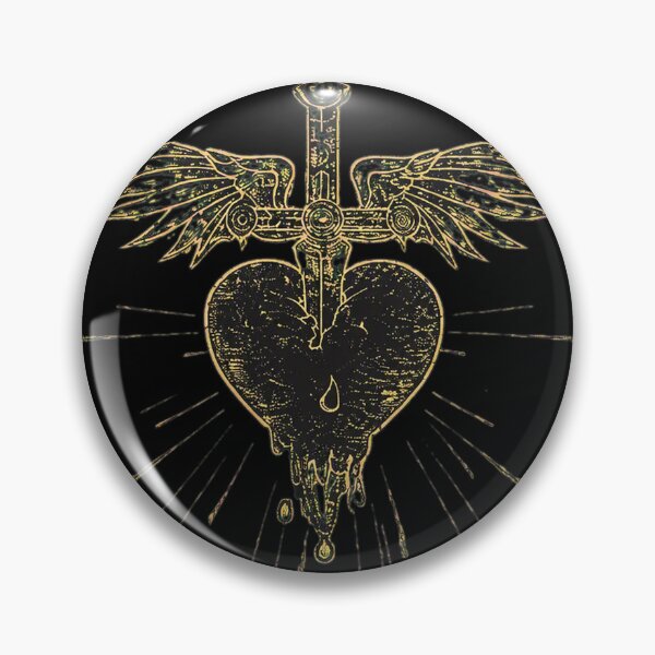 Item preview, Bons Jovis Heart Wings Cross Rock Band  designed and sold by KittySCuteArt.