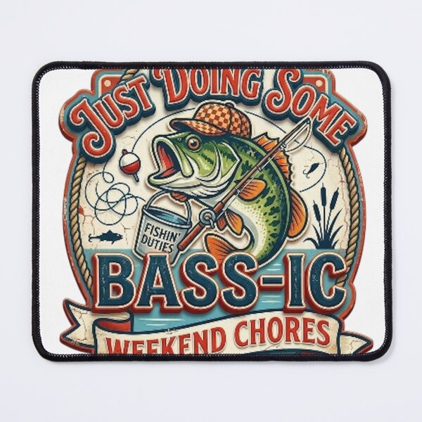 Item preview, JUST DOING SOME BASS-IC WEEKEND CHORES designed and sold by likbatonboot.
