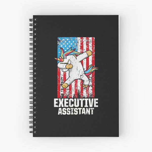 Item preview, Dabbing Unicorn Executive Assistant USA Flag designed and sold by YarningsandYear.