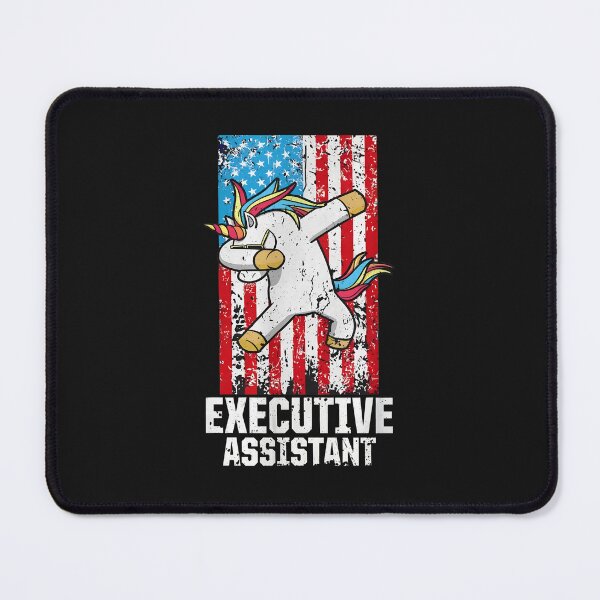 Item preview, Dabbing Unicorn Executive Assistant USA Flag designed and sold by YarningsandYear.