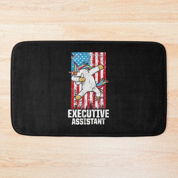 Item preview, Dabbing Unicorn Executive Assistant USA Flag designed and sold by YarningsandYear.