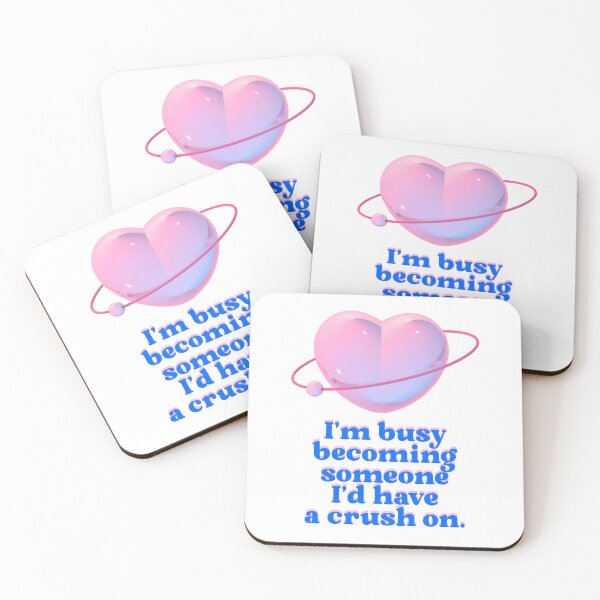 Item preview, Funny Becoming My Own Crush Quote designed and sold by jianina-alondra.