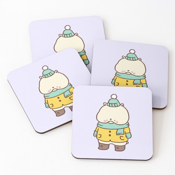 Item preview, French Bulldog Wearing Cozy Winter Clothes designed and sold by Chunu Doodles.