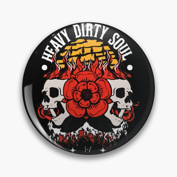 Item preview, Heavys Dirtys Souls Skull Rose Flames Twenty One Pilots  designed and sold by Oluwa290Arts.