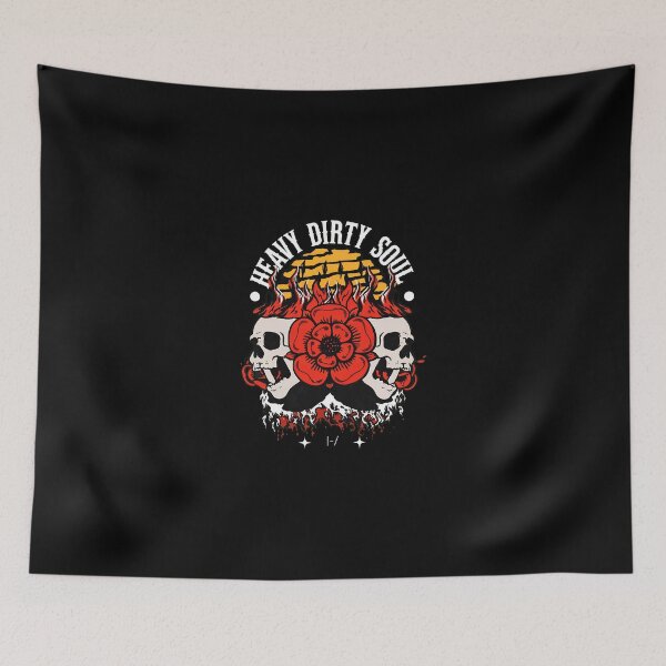 Item preview, Heavys Dirtys Souls Skull Rose Flames Twenty One Pilots  designed and sold by Oluwa290Arts.