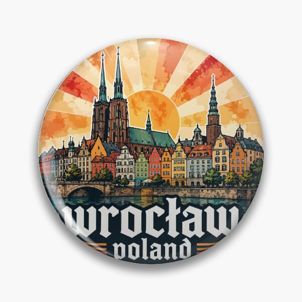 Item preview, Wroclaw City Poland Watercolor designed and sold by TomFrontierArt.