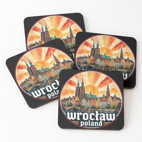 Item preview, Wroclaw City Poland Watercolor designed and sold by TomFrontierArt.