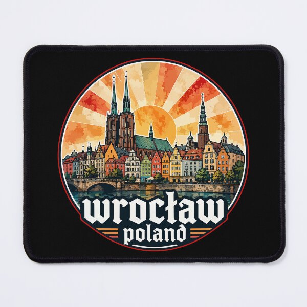 Item preview, Wroclaw City Poland Watercolor designed and sold by TomFrontierArt.