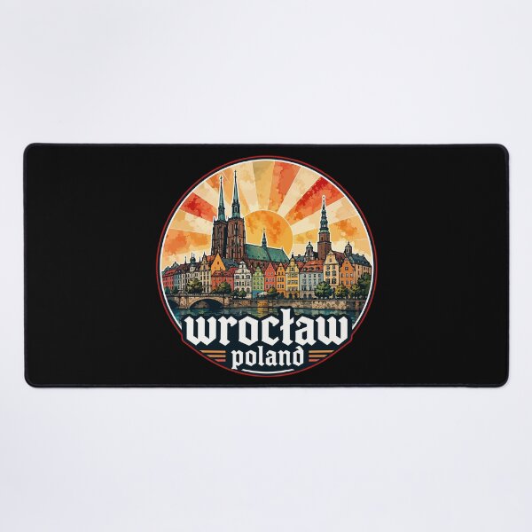 Item preview, Wroclaw City Poland Watercolor designed and sold by TomFrontierArt.
