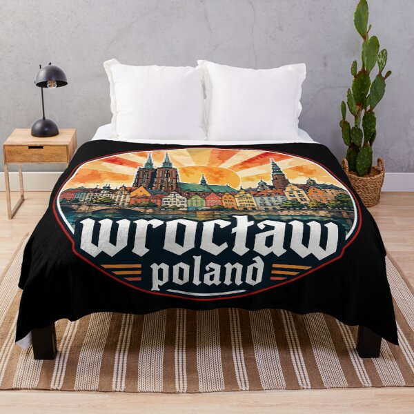 Item preview, Wroclaw City Poland Watercolor designed and sold by TomFrontierArt.