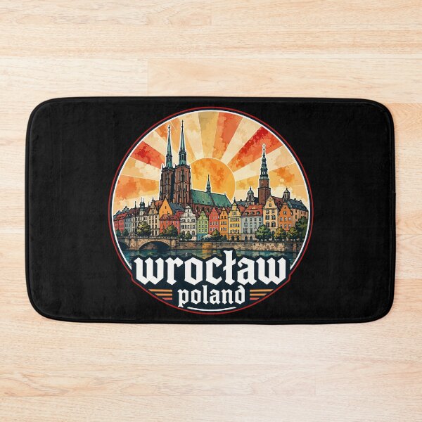 Item preview, Wroclaw City Poland Watercolor designed and sold by TomFrontierArt.
